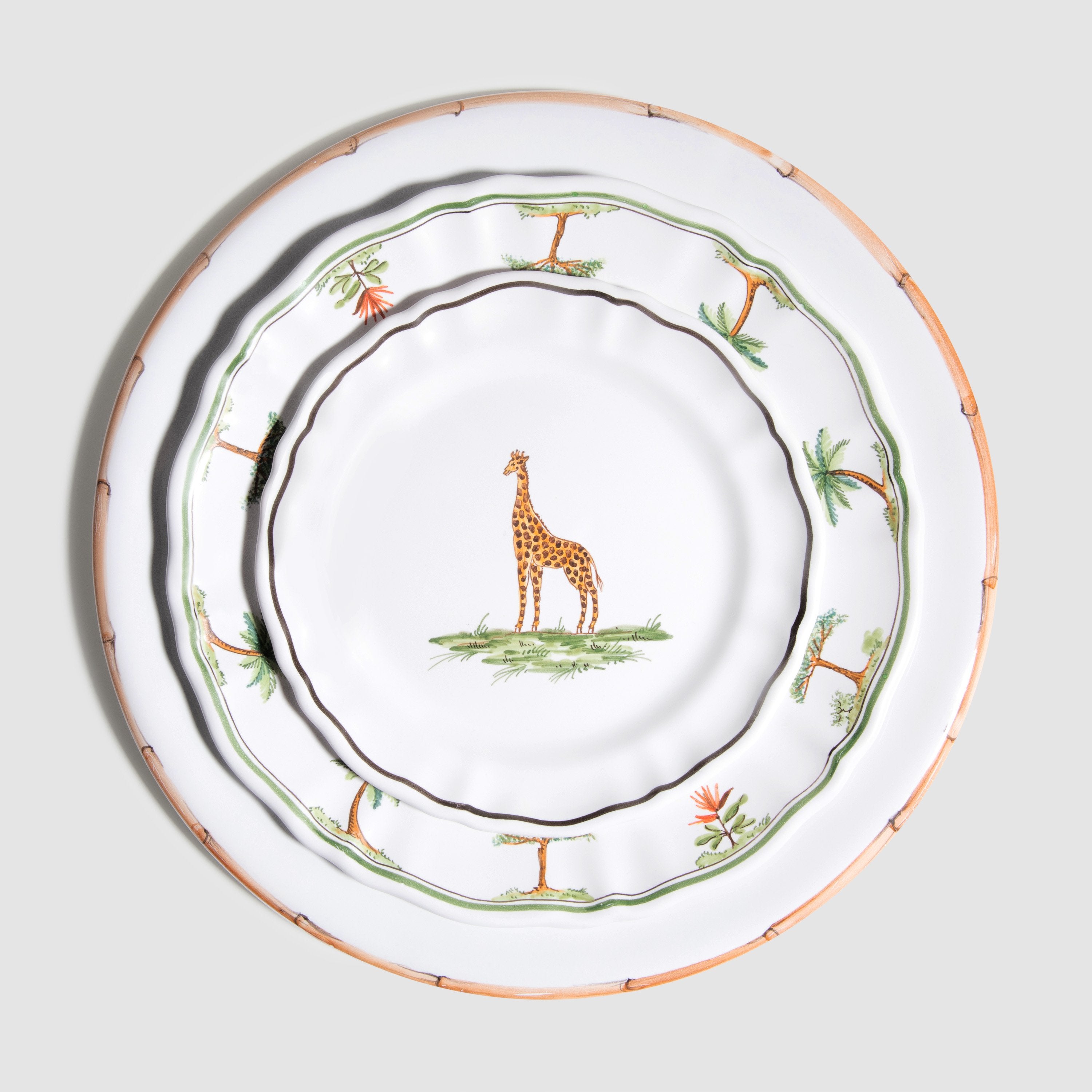 Animaux de la Savane Dessert/Side Plate, Monkey