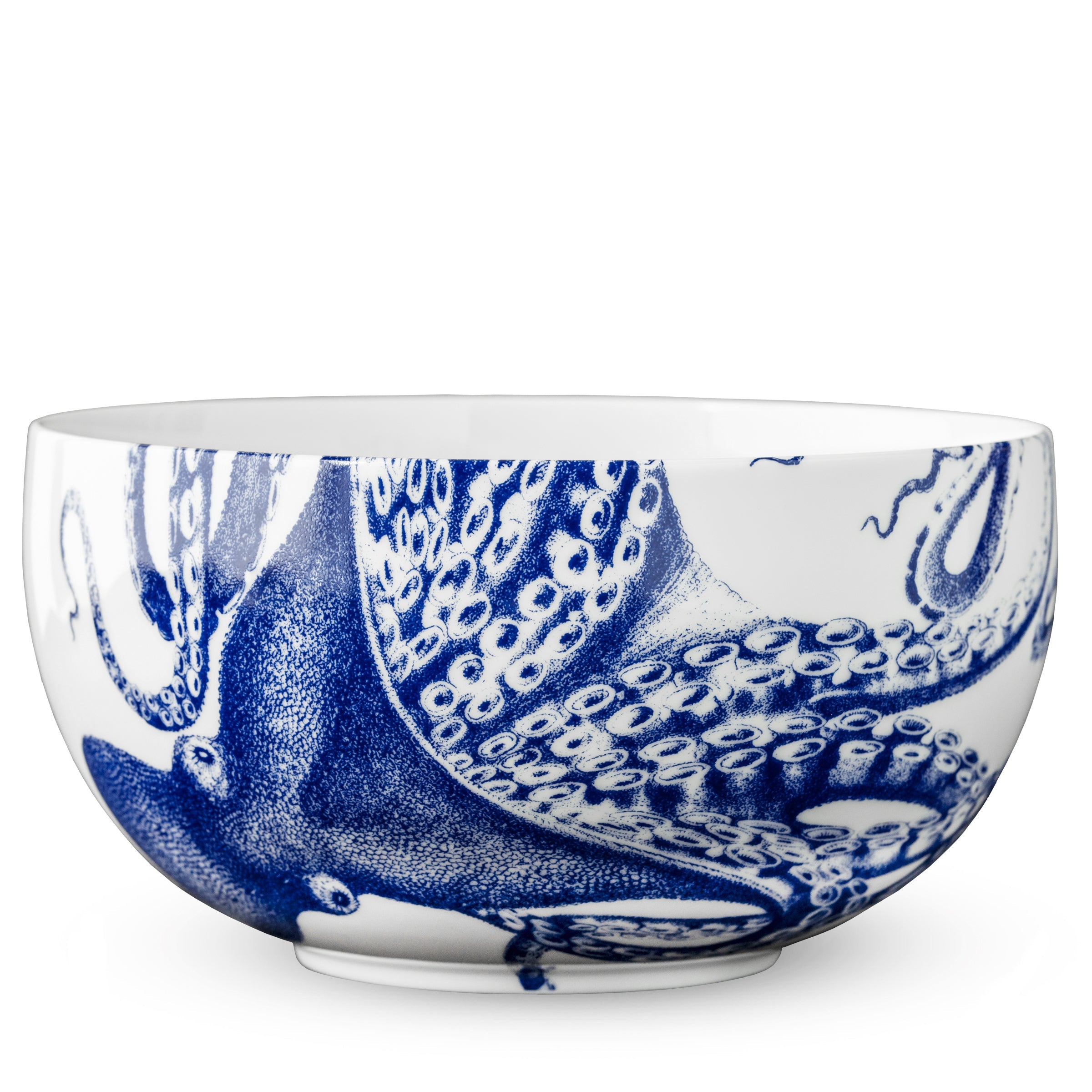 Blue Lucy Large Round Serving Bowl - Caskata