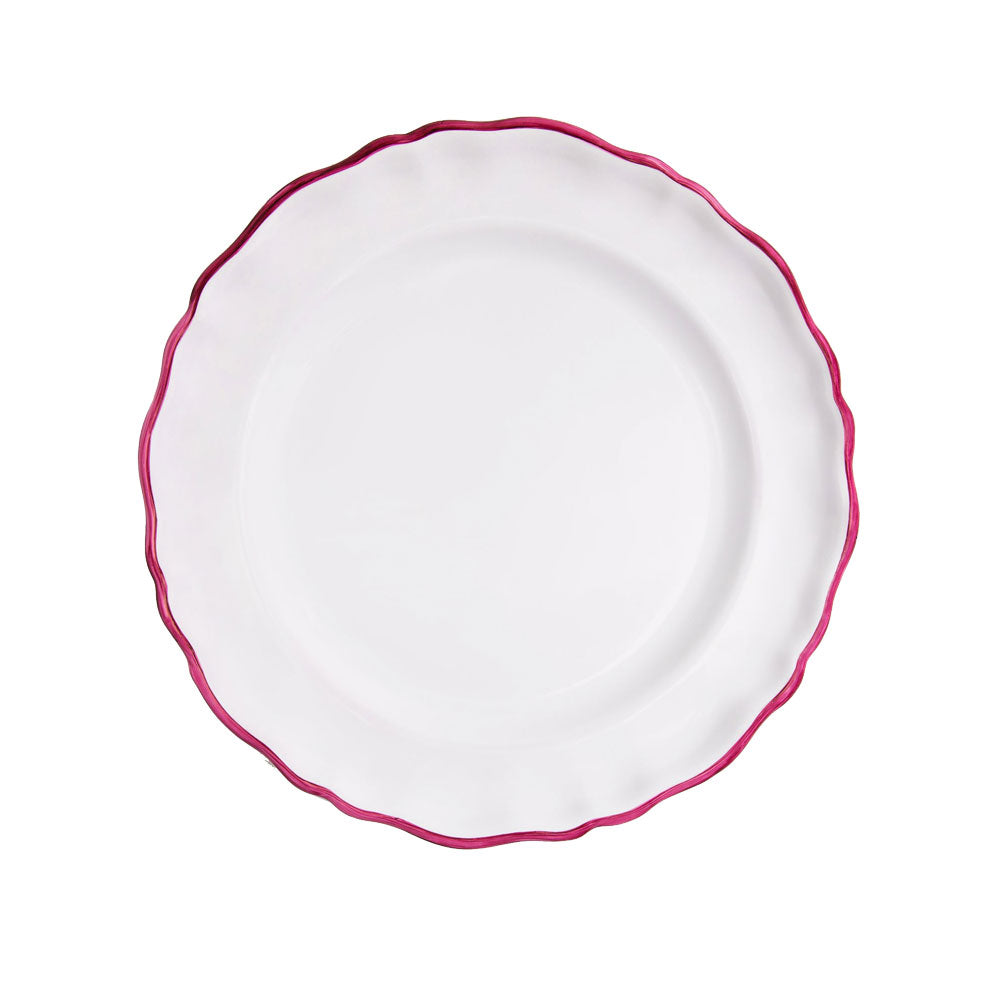 L'Horizon Dinner Plate in Framboise