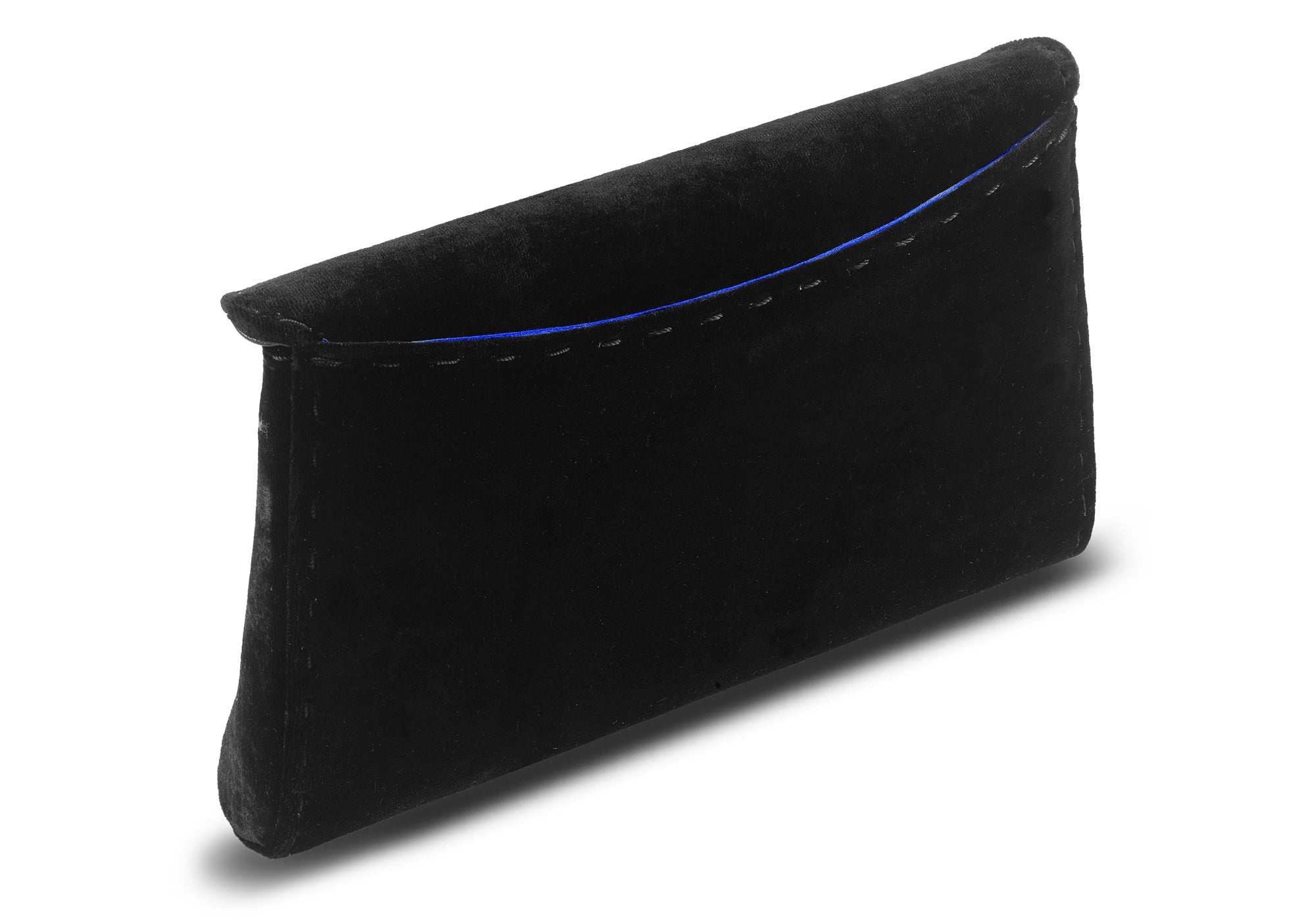 Lee Pouchet Small in Black Diamond Crushed Velvet