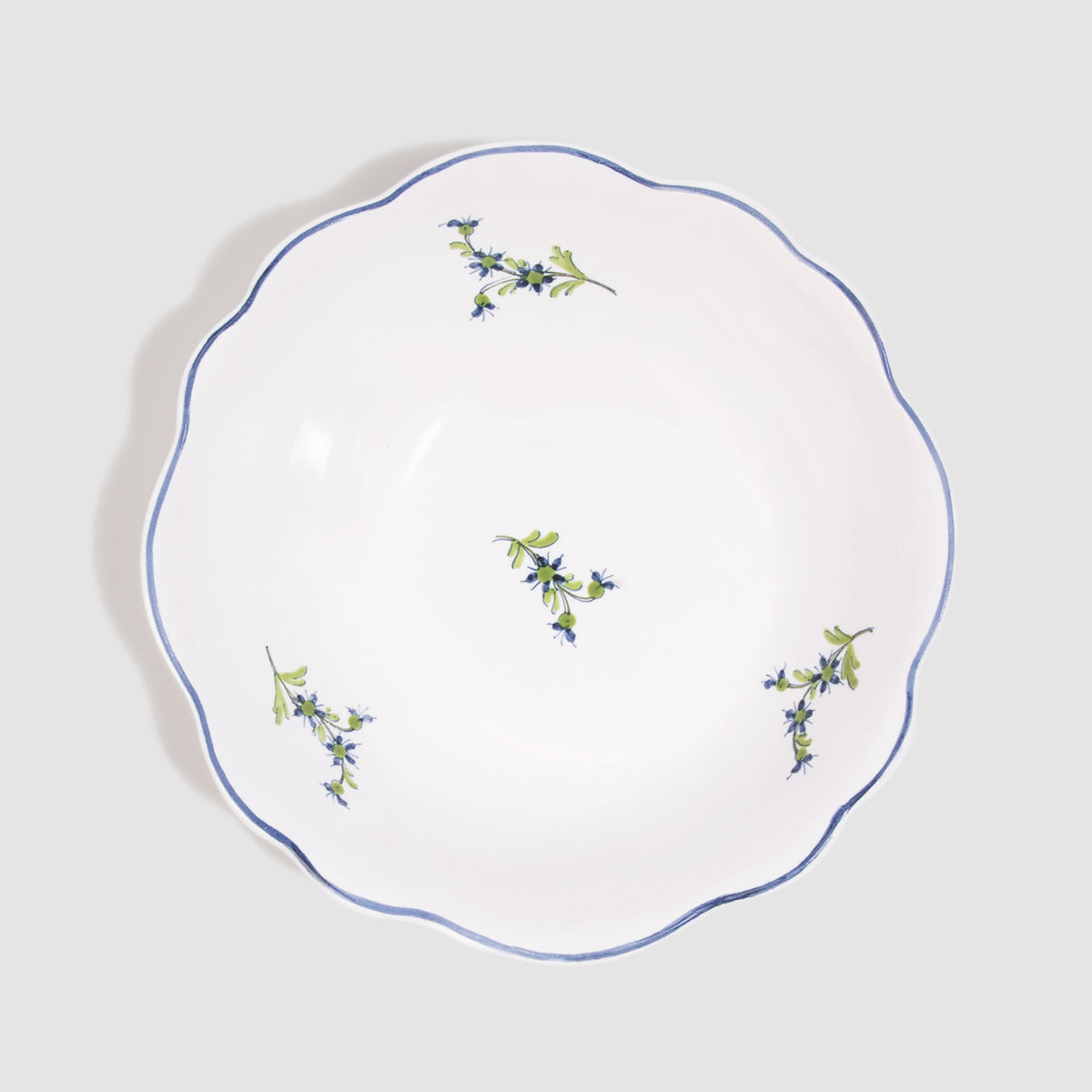 Les Bleuets Bowl, Bleu Egyptien et Vert