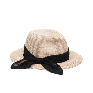 Eugenia Kim Lillian packable fedora in natural hemp product shot