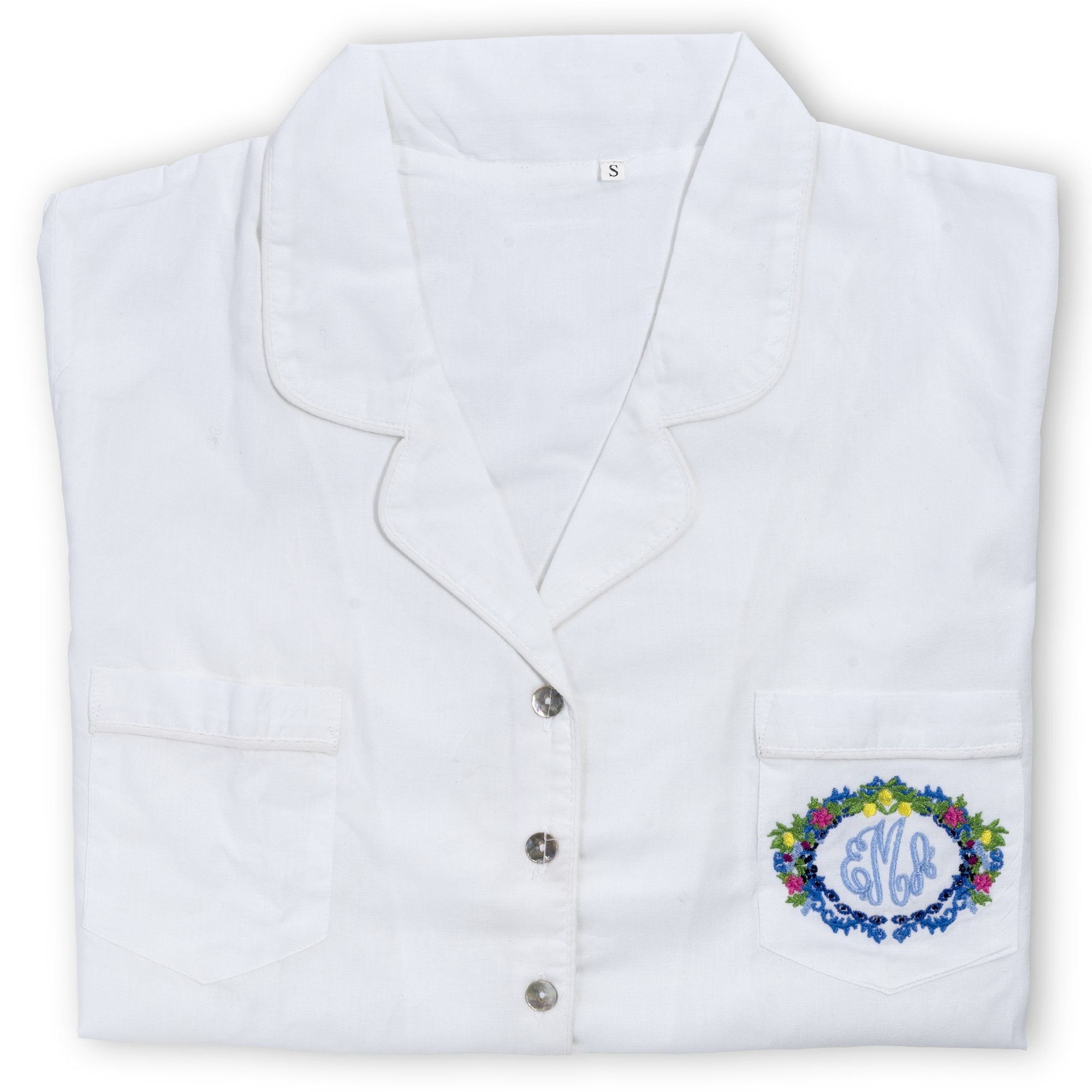 Monogram Crest Pajamas