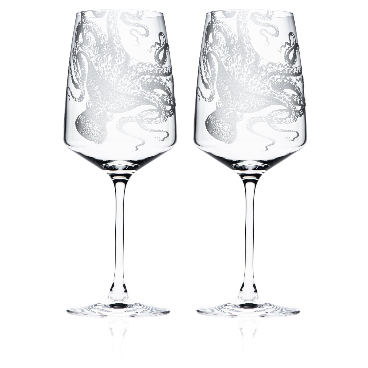 Lucy Red Wine Glasses Set of 2 - Caskata