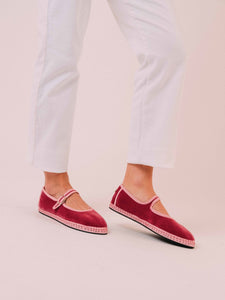 Mary Jane Flat in Cherry