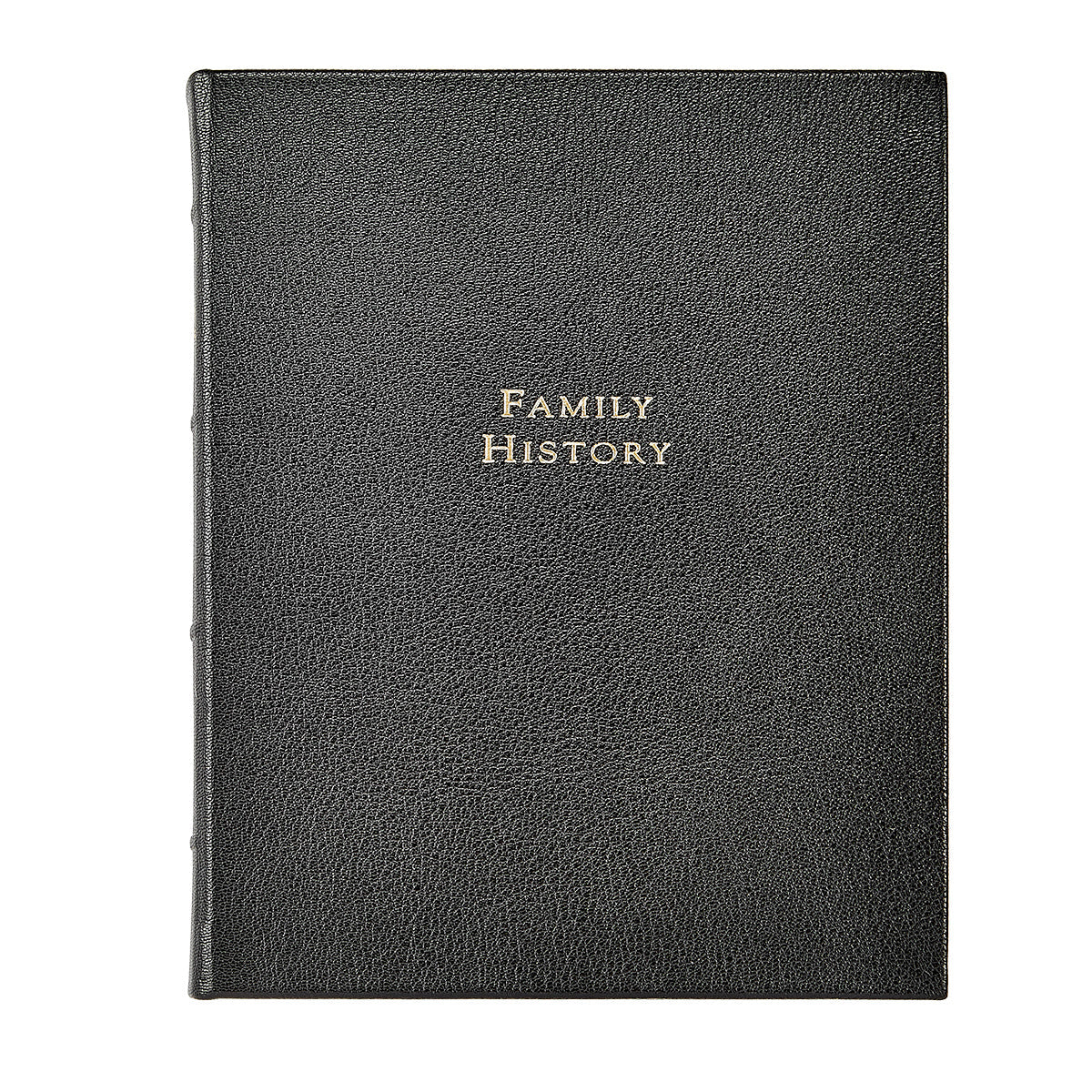 Family History Book in Black