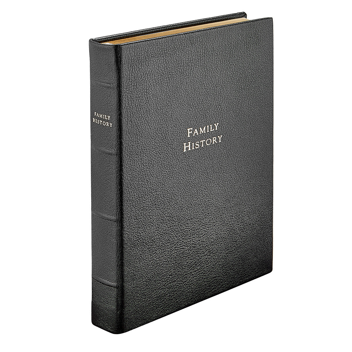 Family History Book in Black