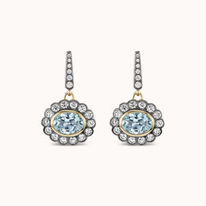 Lexie Earrings in Aquamarine