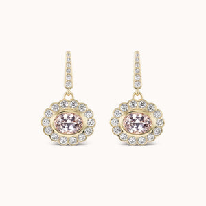 Lexie Earrings in Morganite