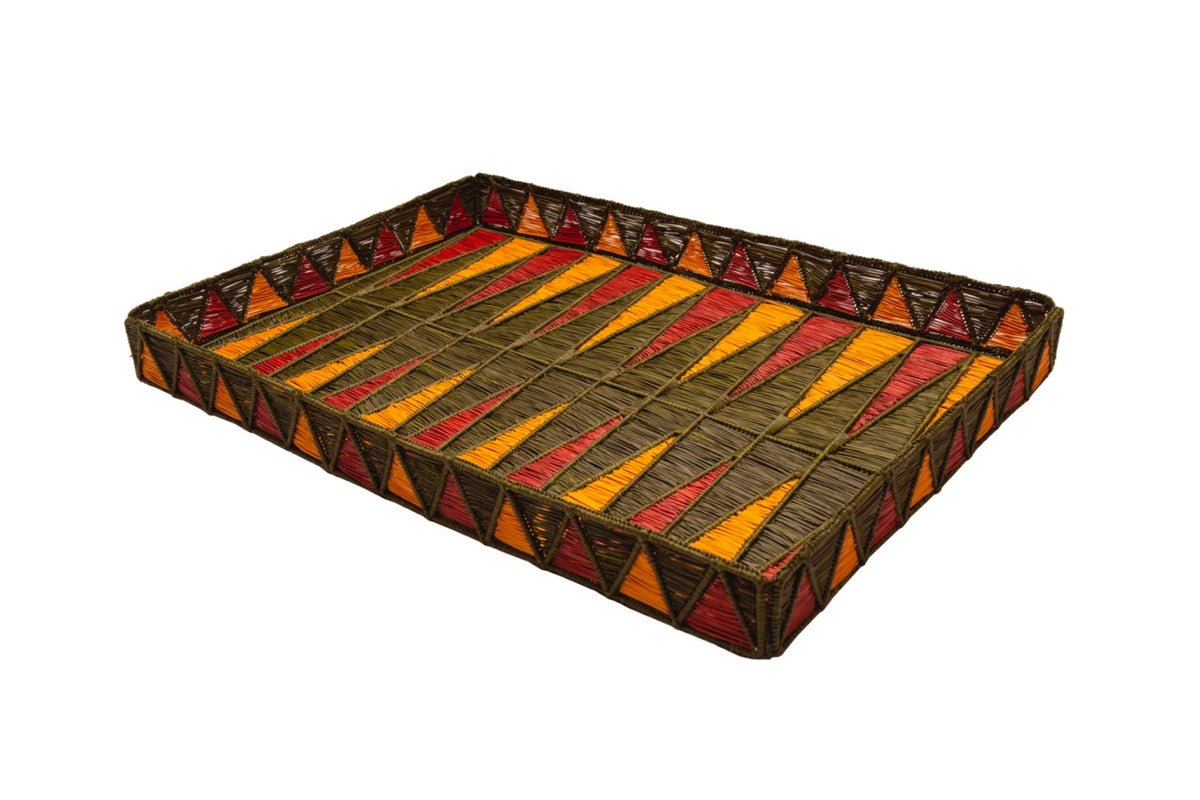 Backgammon Set in Olive Green