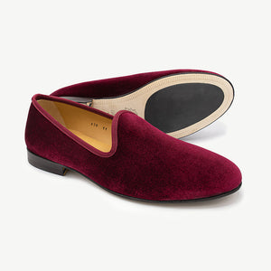 Men's Merlot Velvet Slipper II