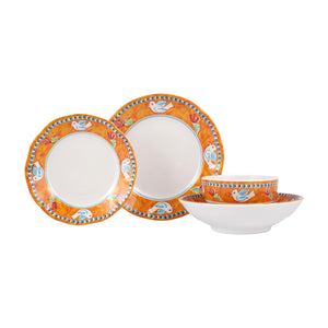 Melamine Campagna Four-Piece Place Setting