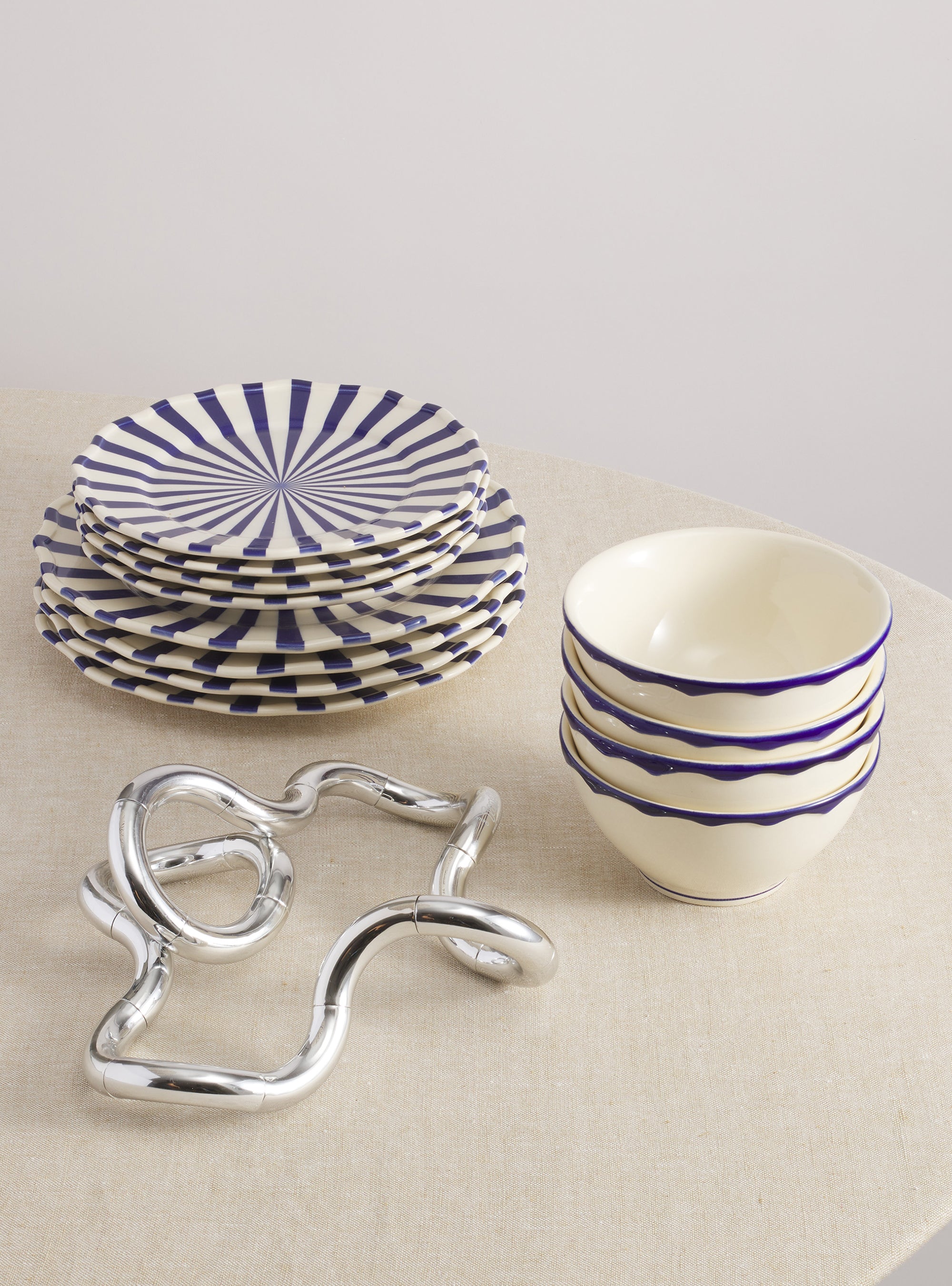 Mafalda 12-Piece Set with Cereal Bowl