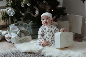 Cowboy Sleepsuit in Cream