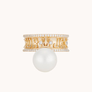 Je Porte Bonheur Eternity Dancing Pearl Ring, Rings - Marlo Laz