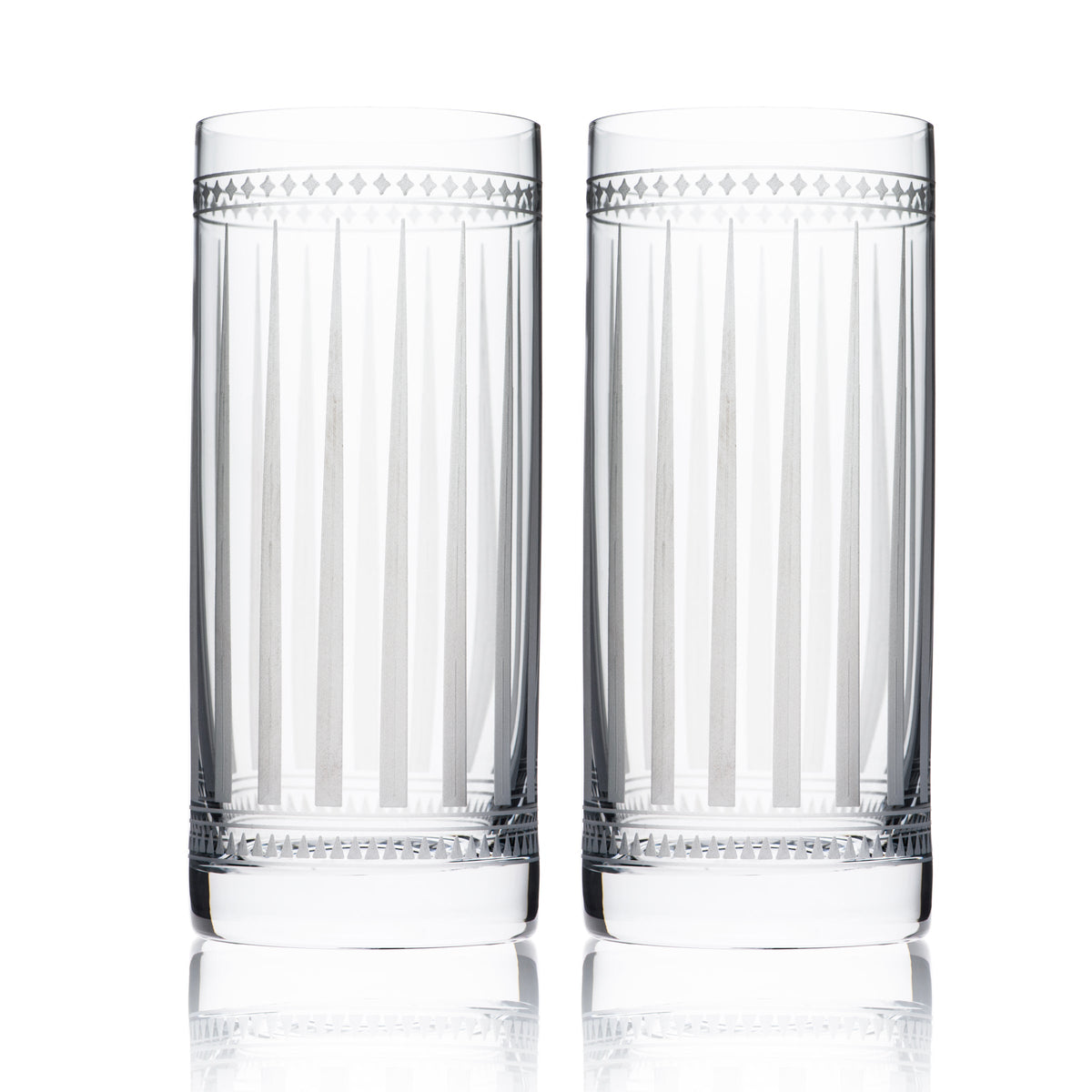 Marrakech Tall Drink Glasses Set of 2 - Caskata