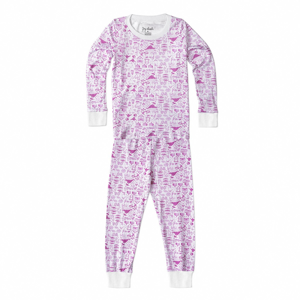 Joy Street Kids Martha's Vineyard Pajamas, purple