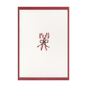 Memo Press Christmas card collection, luxury cards with watercolour illustrations, nutcracker, candy cane, tree, robin redbreast, mistletoe