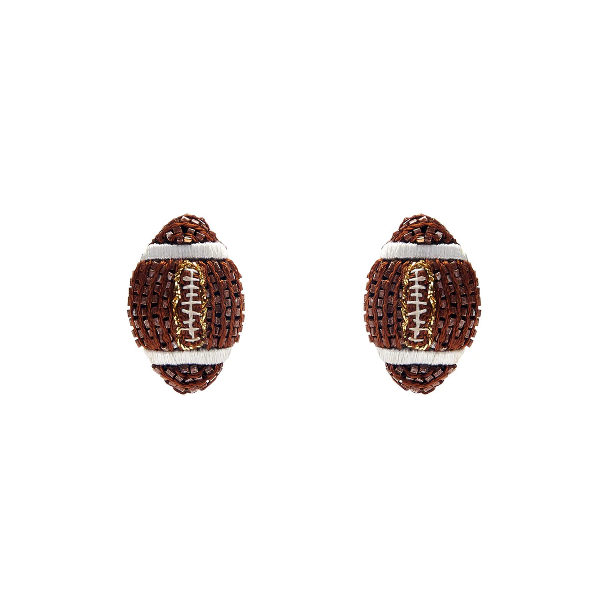 Football Stud Earring