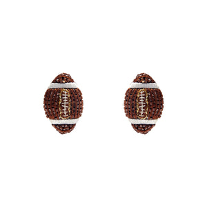 Football Stud Earring