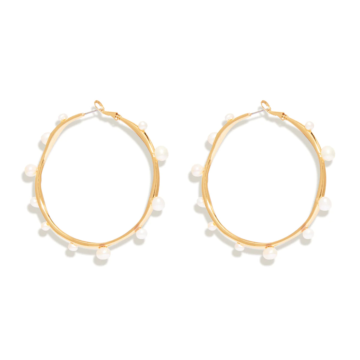 Isla Pearl Hoop Earring