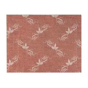 Vigne Rectangular Jacquard Placemat in Cognac