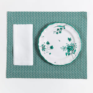 Camaieu Dinner Plate in Vert