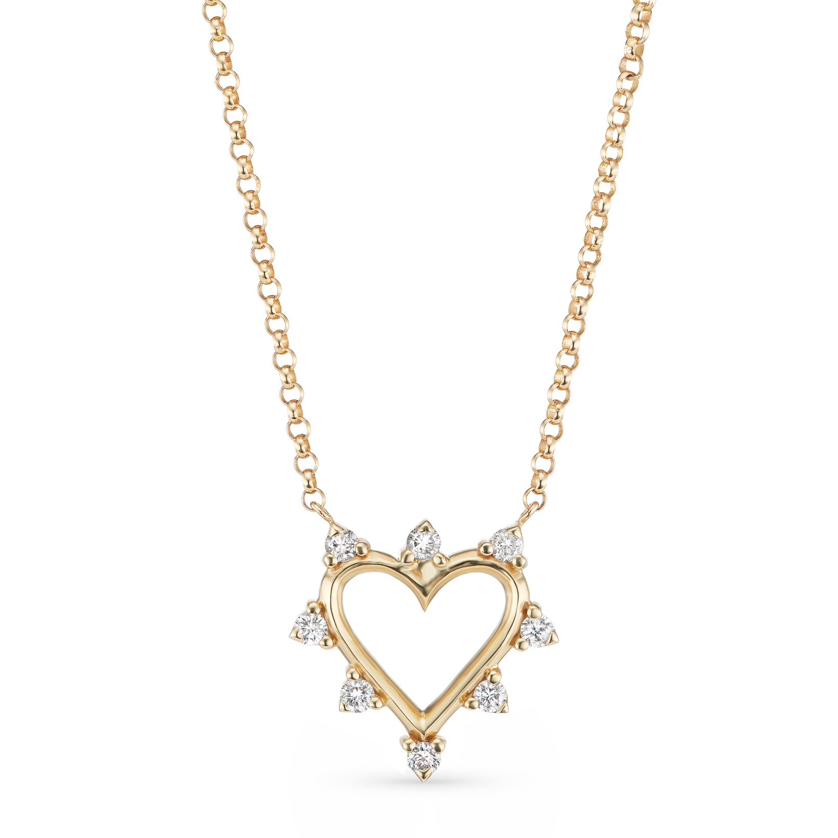 Mini Open Heart Necklace