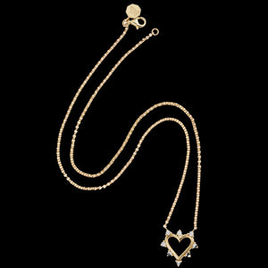 Mini Open Heart Necklace