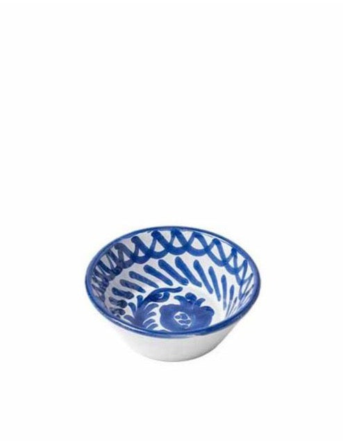 Casa Azul Mini Bowl with Hand-painted Designs