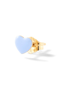 Mini Puffy Heart Stud