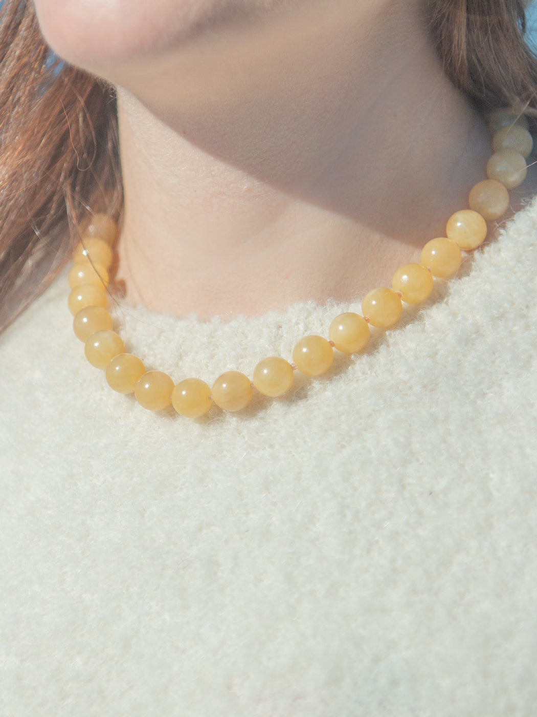 Nadine Necklace in Yellow