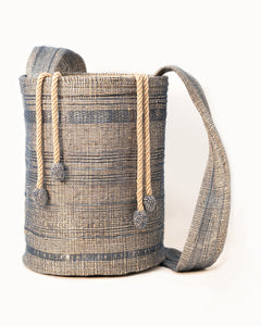 Natural Steel Bucket Bag