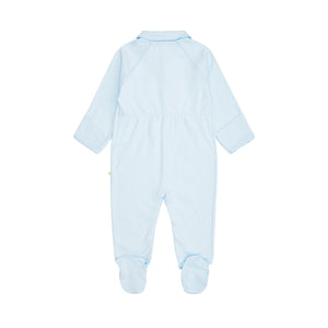 Angel Wing Sleepsuit With Mittens in Blue