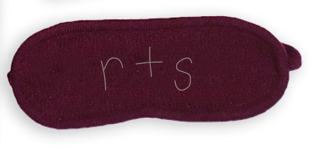 Custom Initials Eyemask