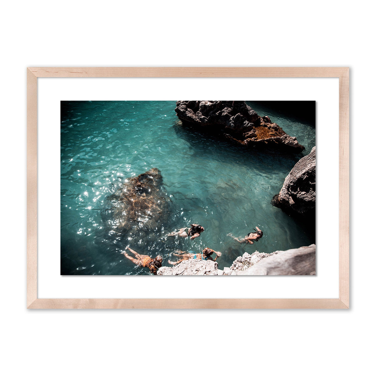 Swimming With Friends Print