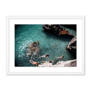 Swimming With Friends Print