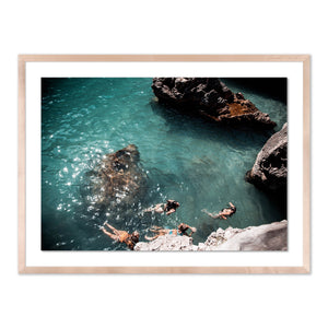 Swimming With Friends Print