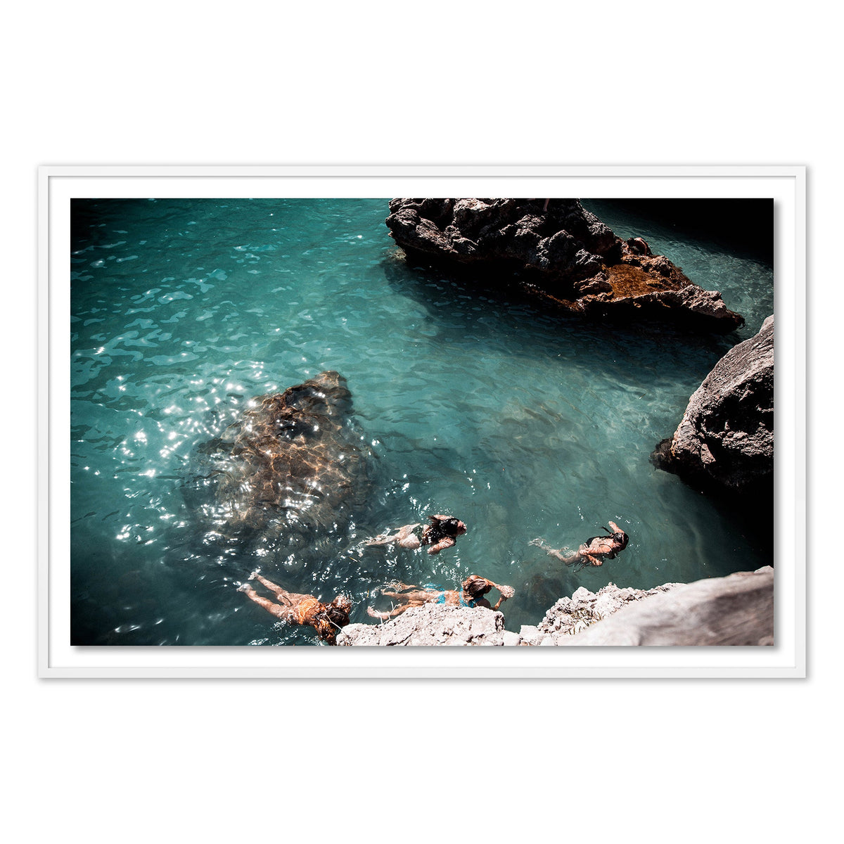 Swimming With Friends Print