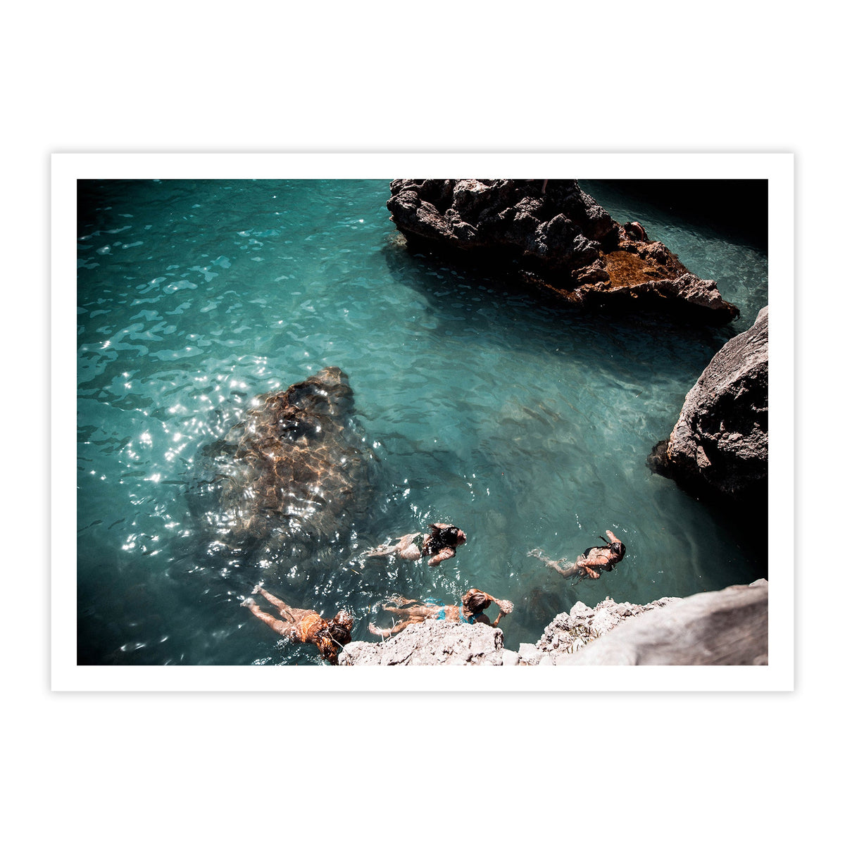 Swimming With Friends Print