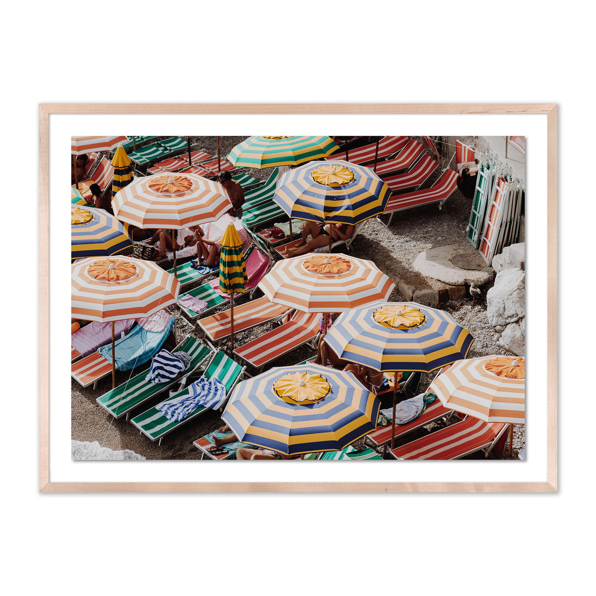 Rainbow Umbrellas Print