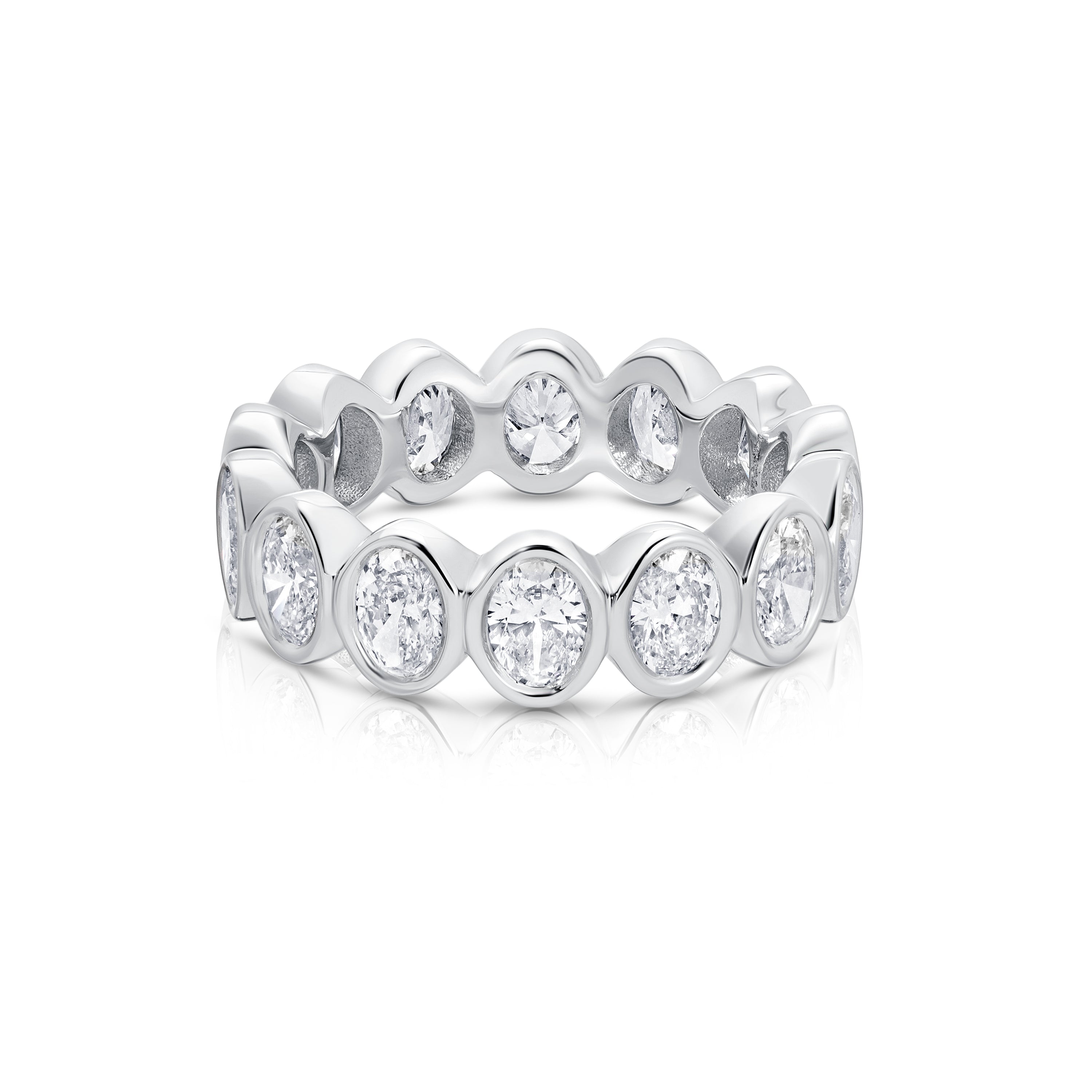 NS Bezel Oval Eternity Band