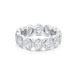 NS Bezel Oval Eternity Band