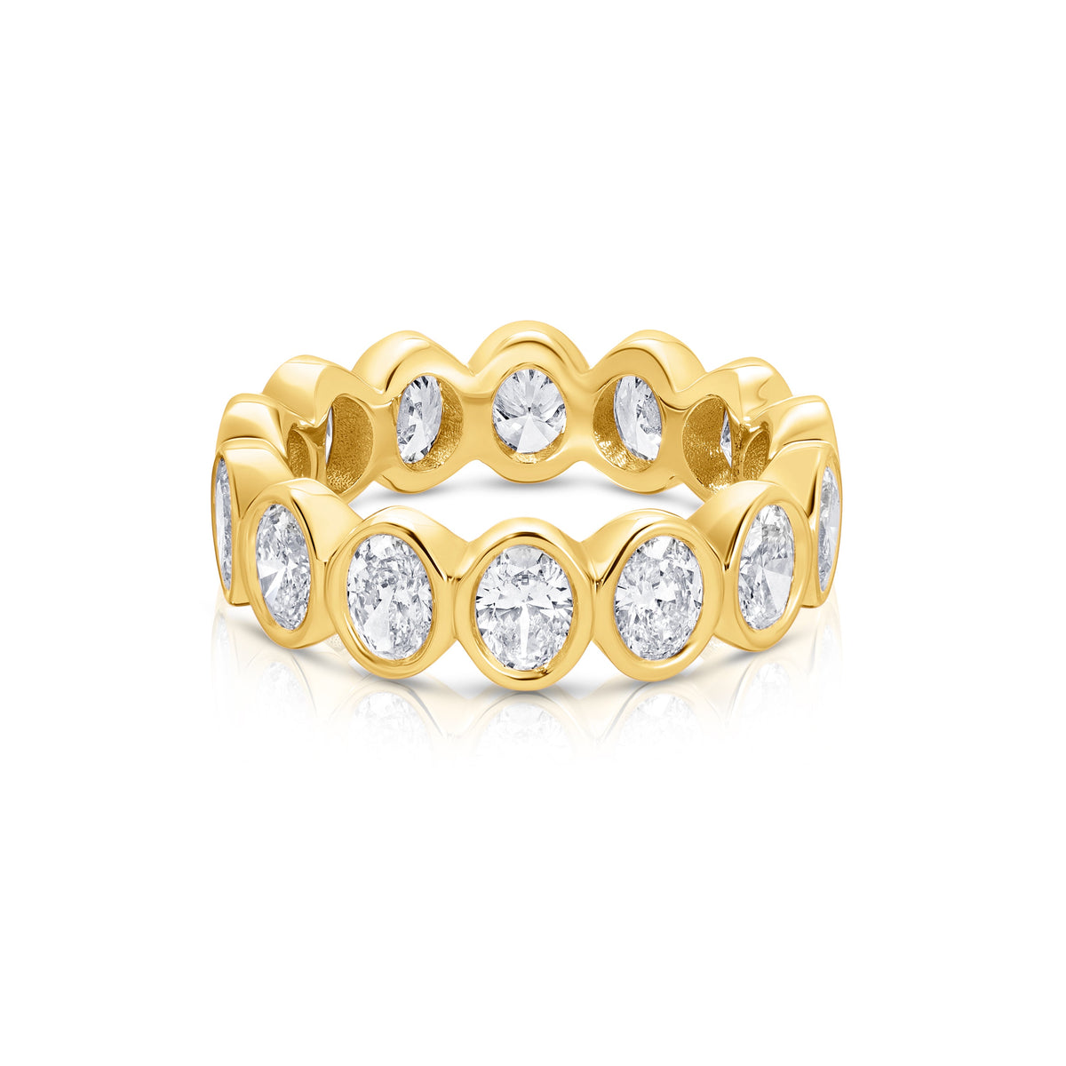 NS Bezel Oval Eternity Band