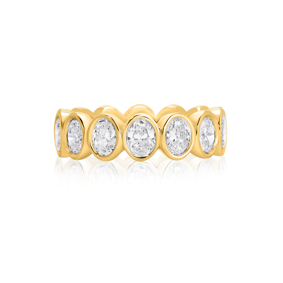 NS Bezel Oval Eternity Band