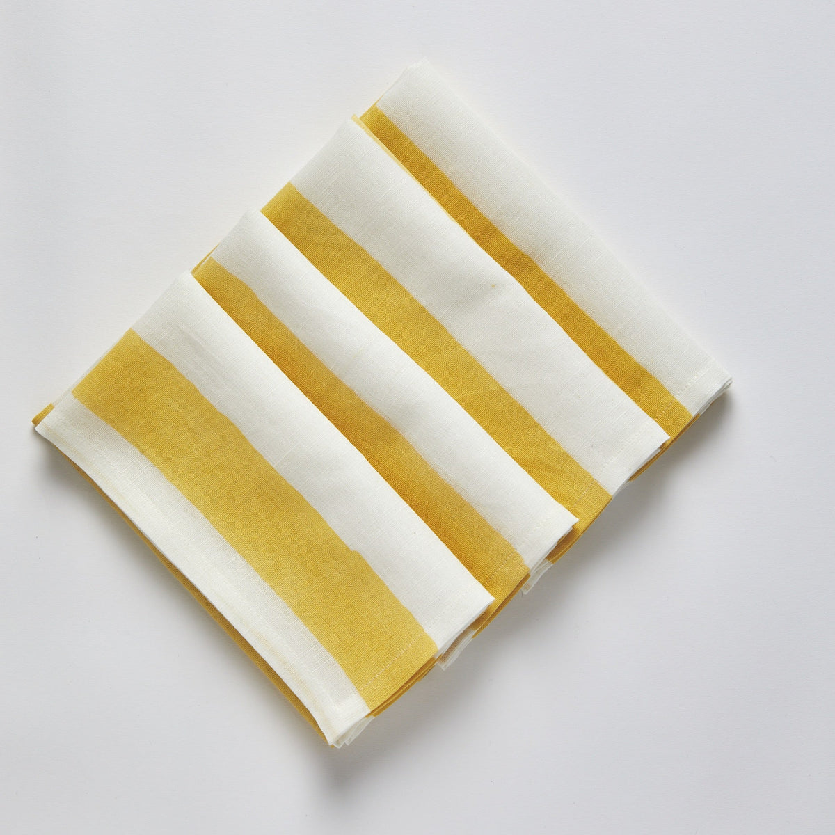 Positano Yellow Stripe Napkin, Set of 4