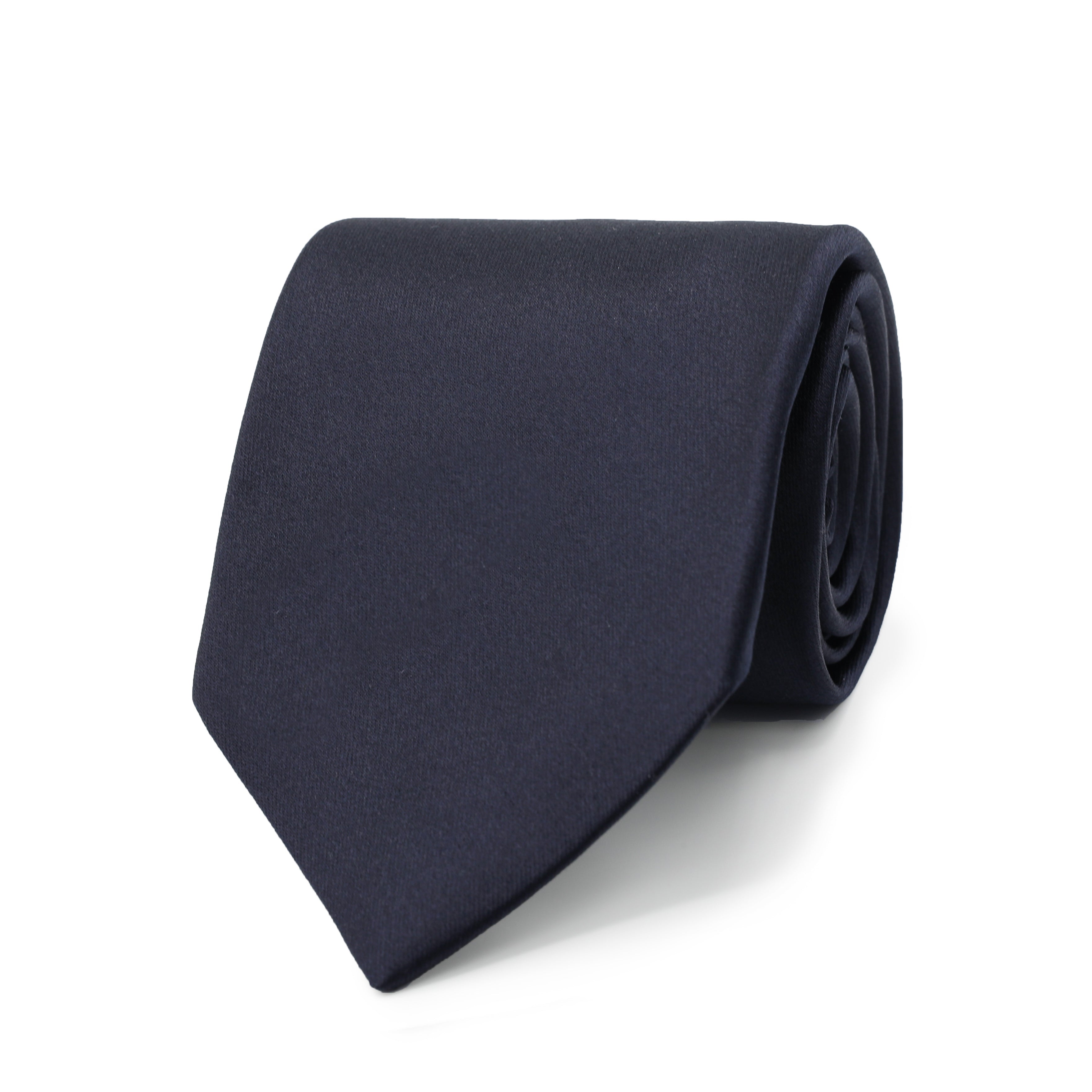 Navy Satin Tie