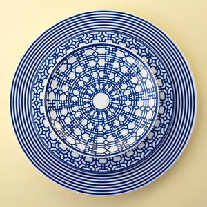 Newport Racing Stripe Dinner Plate - Caskata