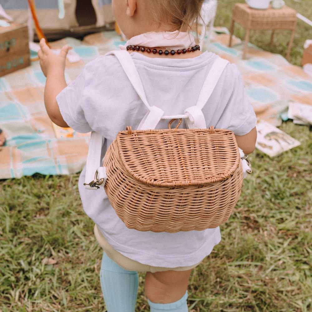 Mini Chari Rattan Bag