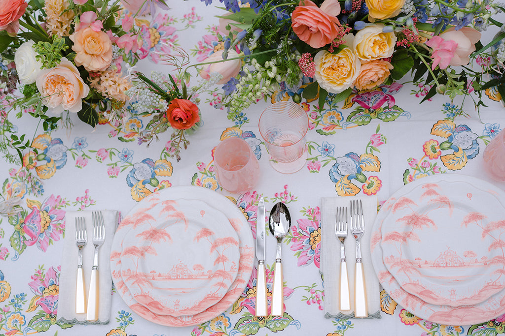 Easter Floral Tablecloth